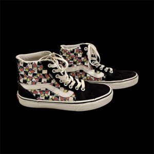 Vans off the Wall women’s hightop Filmore butterfly checker size 7.5